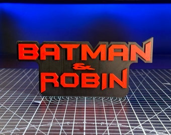 Bat and Robin 3D movie logo