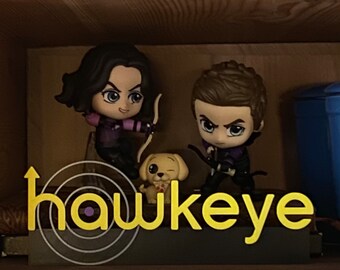 Hawkeye 3D Logo for display