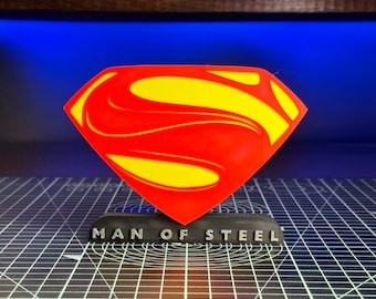 Homem de aço logotipo do filme 3D