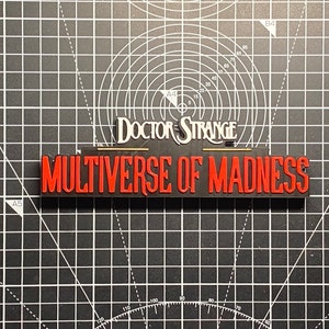 Doktor Strange in the Multiverse of Madness 3D Logo zum Aufstellen