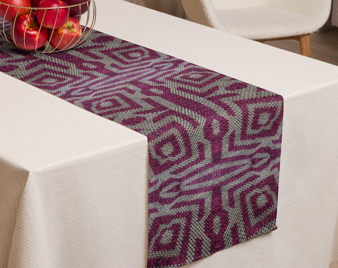 Custom Crochet Patterns Table Runner Decor – Ritzie Design Hues for Dining Room Table Top, Ideal House Warming Last Minute Versatile Gifts