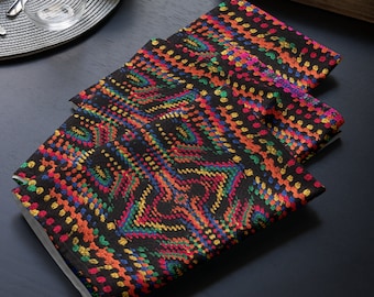 Set of 4 Cloth Napkins, Crochet Design Mistic Patterns, Housewarming Gift Ideas, Practical Last Minute Tableware Gifts