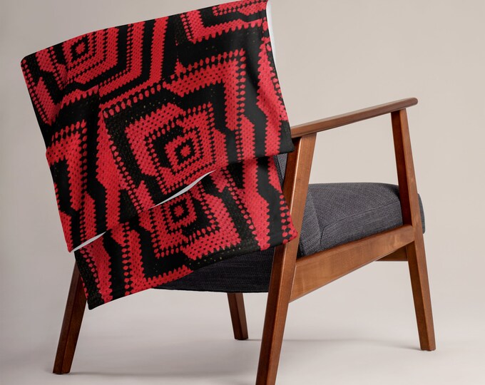 Cozy Crochet Throw Blanket Ideal for Top College Bedroom Essentials Accessories with Crochet Design Patterns