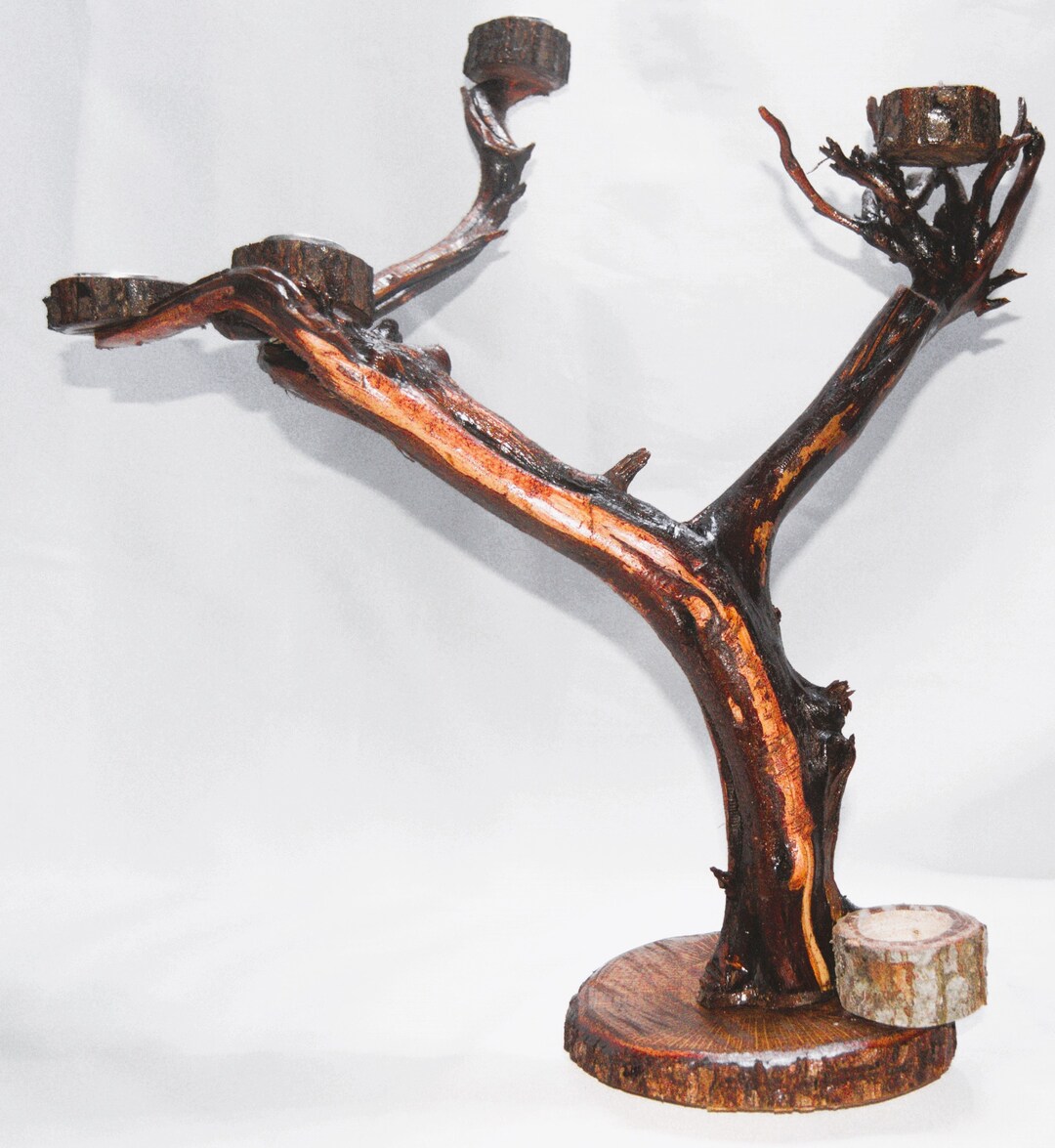 Wooden Candle Holder Gift Candle Holder Etsy