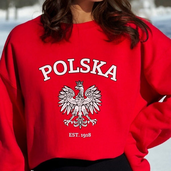 Sudadera Polska para amigo polaco, regalo de Polonia, Jersey Polska, regalo de Polska, regalo de Kurwa, regalo de Polonia para él, regalo de Polonia para ella, dupa