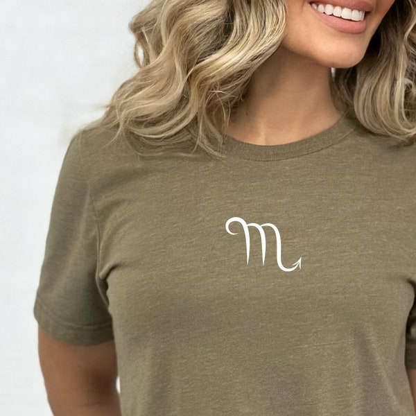 SCORPIO ZODIAC TSHIRT astrology gift for best friend tshirt zodiac tee astro shirt zodiac sweater gift for mom cute fashion for her spring