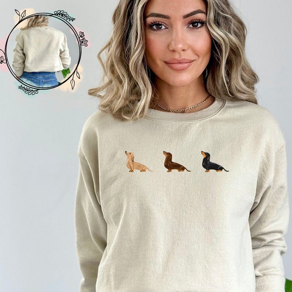 DACHSHUND SWEATER for doxie lovers, wiener dog owner, perfect gift for sausage dog owner doxie gift sweatshirt christmas, Doxie sweater