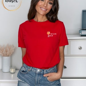 Me ven Aperollin' Camiseta camisa de verano perfecta para mujer, regalo sorpresa para novia aperol regalo camiseta de verano para camisa de grupo bestie Red