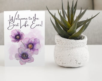 Best Life Ever Baptism Card, JW Pioneer Gift (Digital Download)