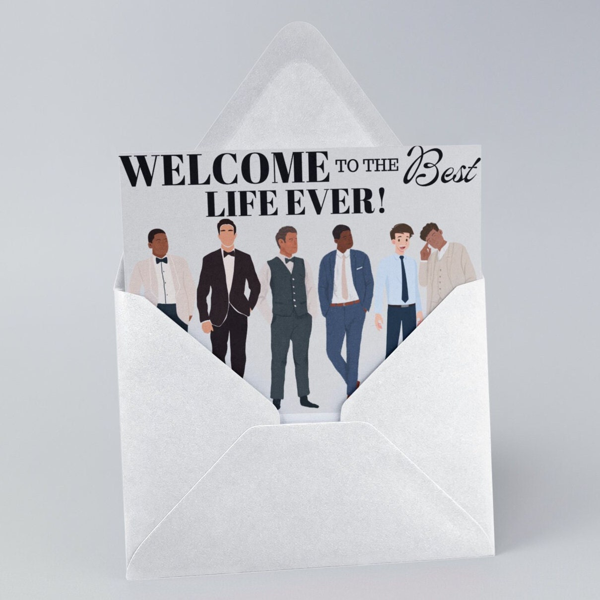 Printable Best Life Ever Baptism Card JW Card Baptism Card Etsy