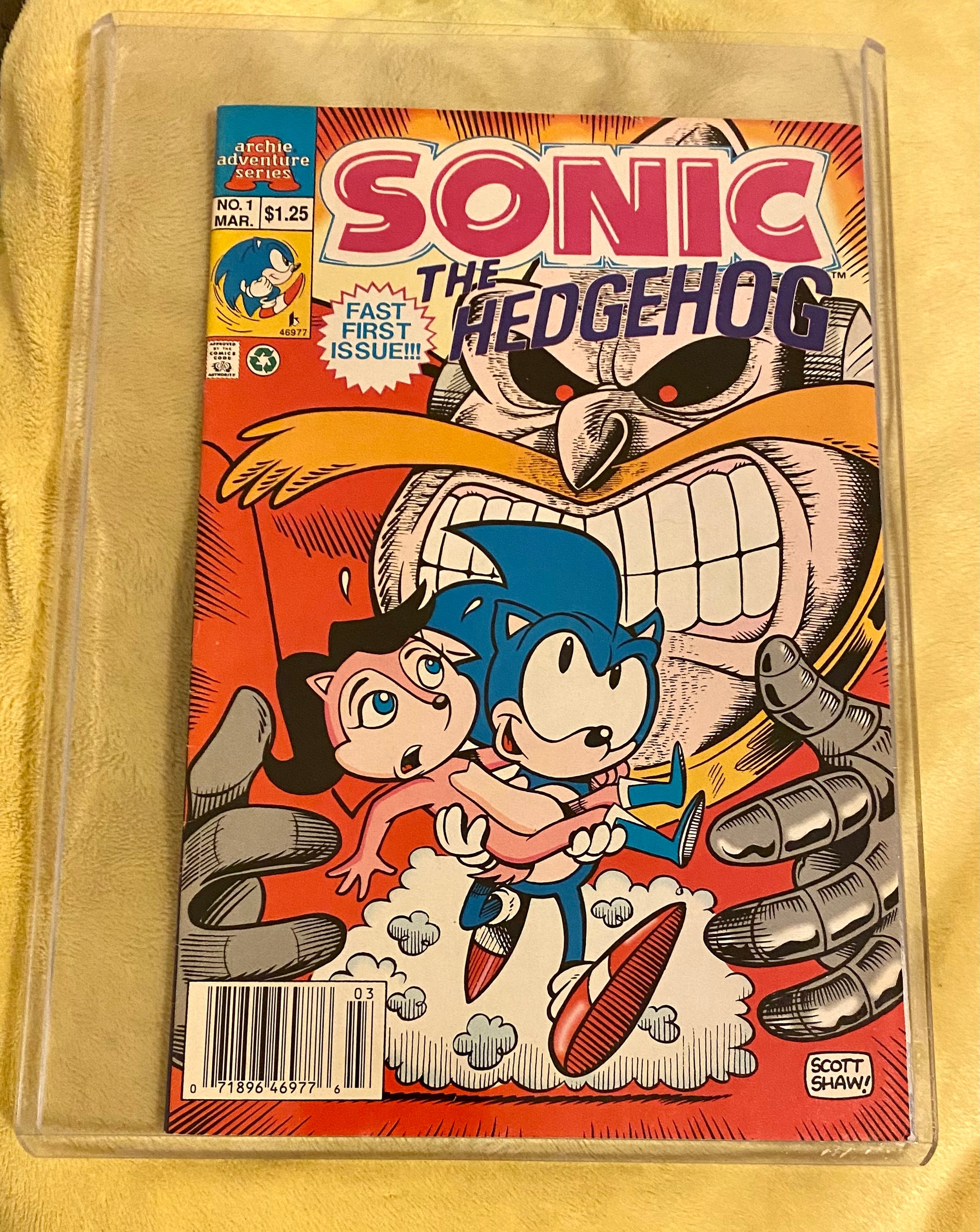 Sonic the Hedgehog Comic 1 fast First Issue Archie Comics - Etsy Israel