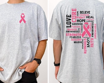 Empowering Breast Cancer Awareness Tee For Men And Women - Stand Strong Against Cancer, Breast Cancer Awareness Month Shirt