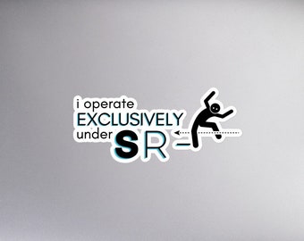 Negative Reinforcement Sticker - BLUE