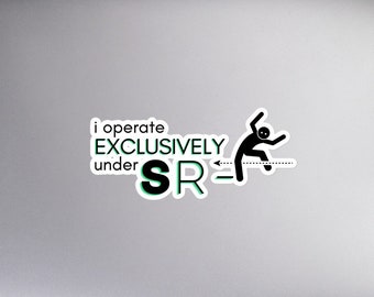 Negative Reinforcement Sticker - GREEN