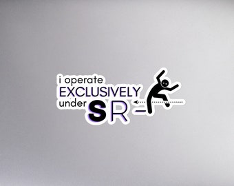 Negative Reinforcement Stickers - PURPLE