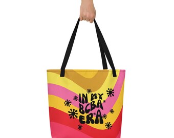 Groovy BCBA Era Large Tote Bag