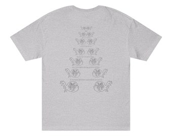 T-shirt classique unisexe MaTerRe : t-shirt graphique d'art abstrait pour des vêtements à la mode, confortables, polyvalents, uniques, tendance et modernes