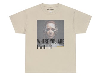 Materre Unisex Heavy Cotton Tee Graphic T-Shirt, Fashionable Casual Wear - Versatile, Essential, High-Quality Apparel. Unique and Trendy