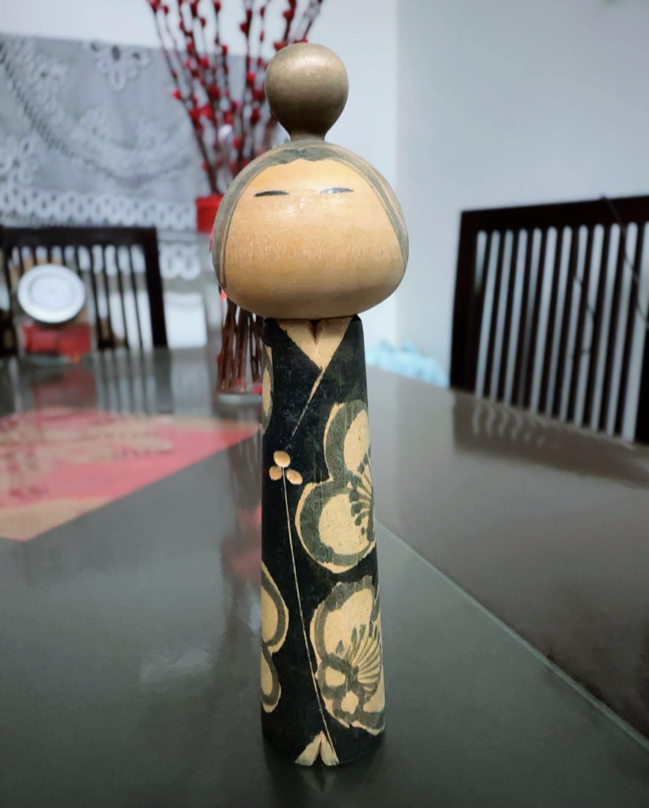 Rare Vintage Kokeshi Doll by Issetsu Kuribayashi 栗林一雪 Japanese