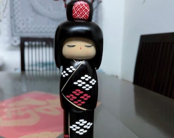 Rare Vintage Kokeshi Doll by Kunio Miyagama 宮川邦夫 - Minimalistic Figurine Unique Interior Collectible Gift