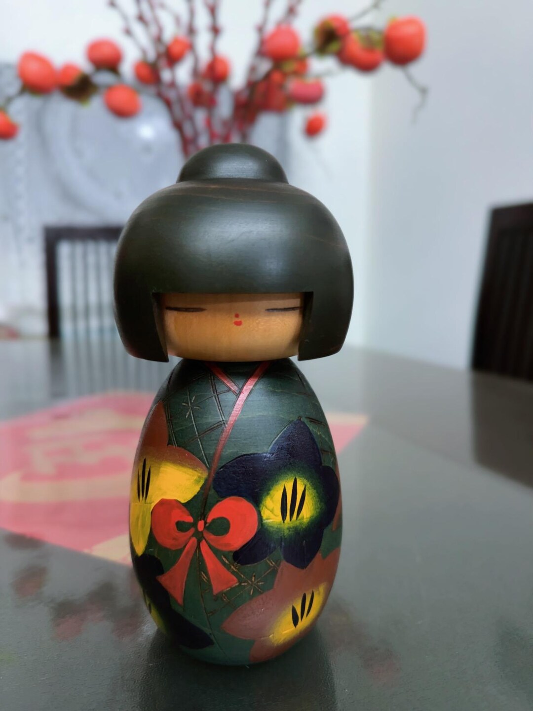 川瀬 祐志 Yuji 創作 こけし kokeshi 人形 doll 木製 木彫 Vintage Kokeshi Doll by Yuji Kawase 川瀬祐志 Rare Collectible