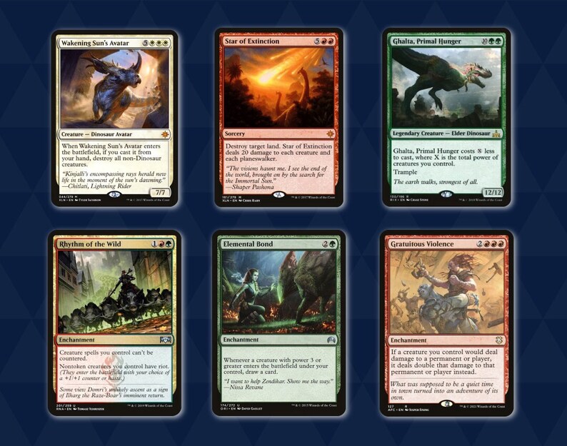 MTG Zacama, Primal Calamity Dinosaur Commander EDH Deck – 100 Cards Custom Build