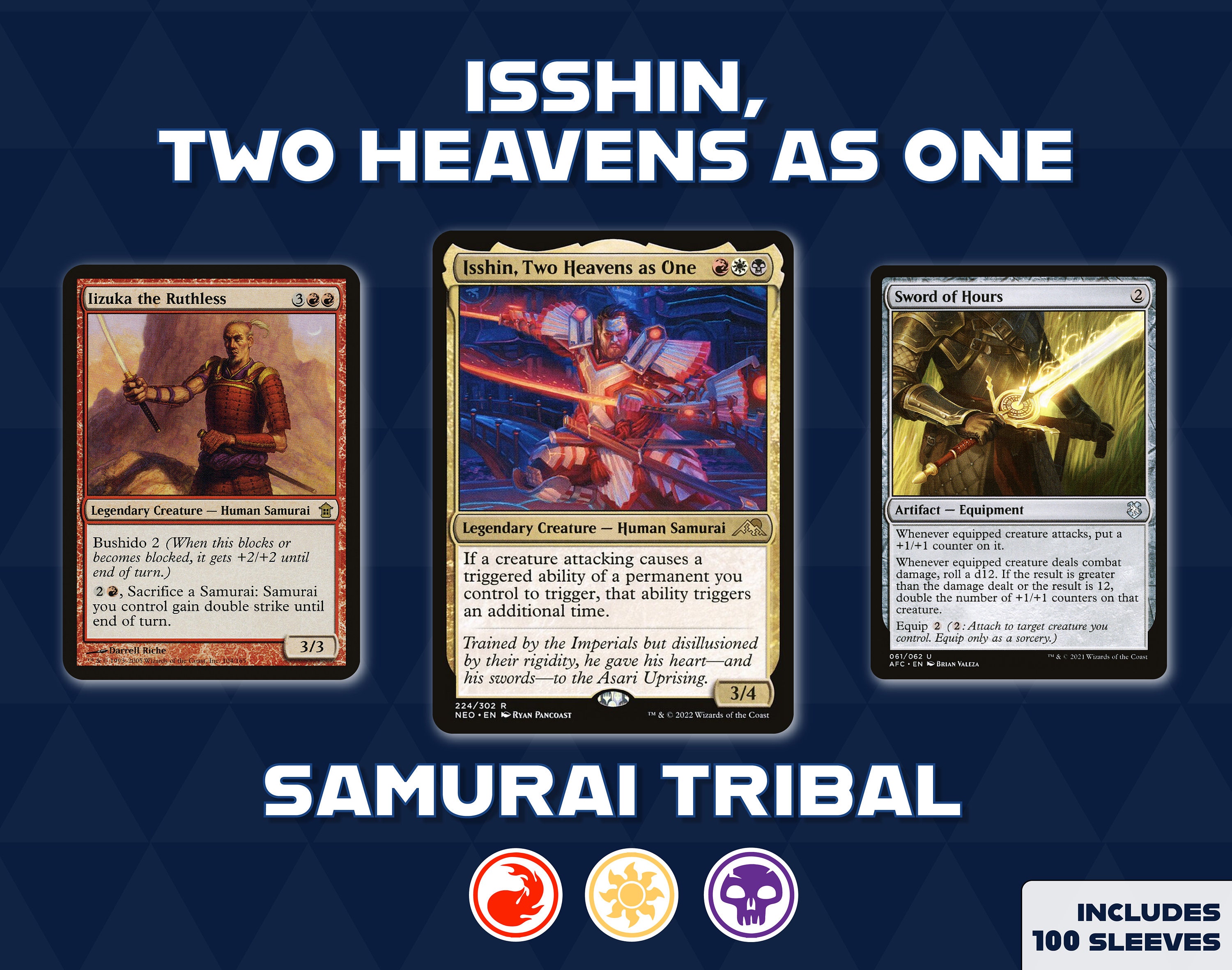 Isshin, Two Heavens as One Custom Samurai Tribal Deck. 100 Card Commander EDH Deck MTG Magic the Gathering - Etsy Isshin, Two Heavens as One Custom Samurai Tribal Deck. 100 Card Commander EDH Deck MTG Magic the Gathering - Etsy
