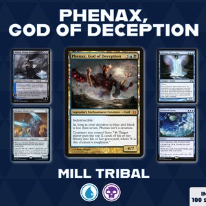 mtg phenax god of deception commander deck EDH Deck Phenax, 100 Magic Cards – Moonveil Games the Gathering (MTG) trading and collectible card game (TCG/CCG) Phenax, God of Deception |