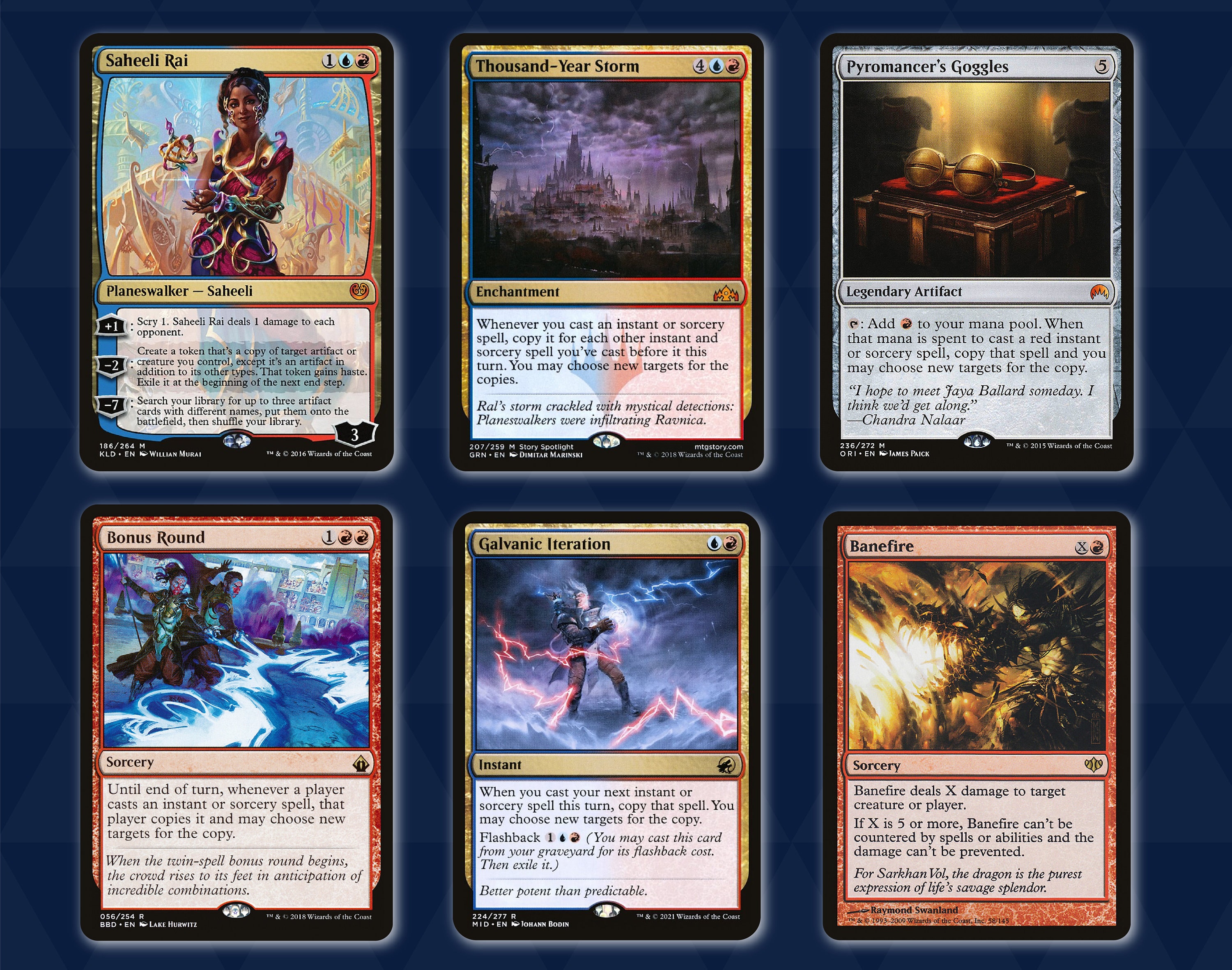 Custom Spellslinger Deck. Three Commander Options! Galazeth