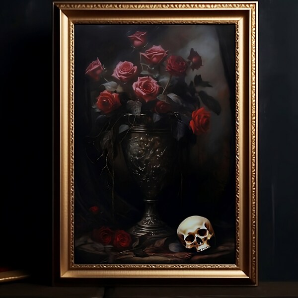 Dying Flowers Art Etsy