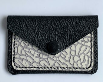 Handmade Nike/Air Jordan Sneaker Inspired Elephant Black Cement Card Holder Button Wallet