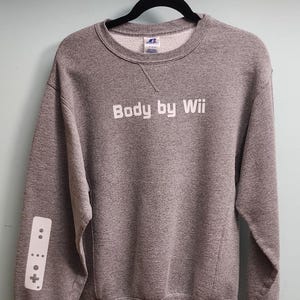 Body by Wii - Crew Neck Sweatshirt - Gray