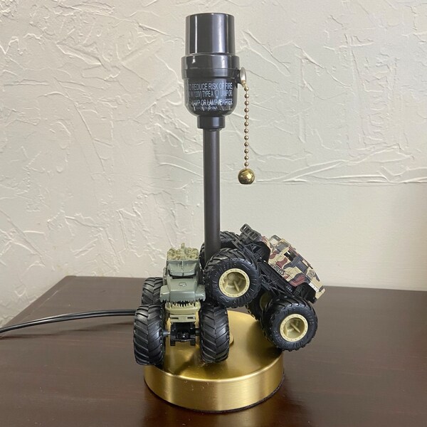 Monster Truck Table Lamp Etsy