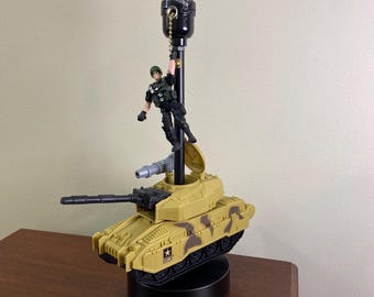 Military Tank Lamp, Soldier Table Light