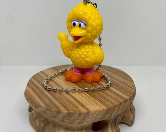Seasame Character Fan Pull, Light Chain Pull, Yellow Bird