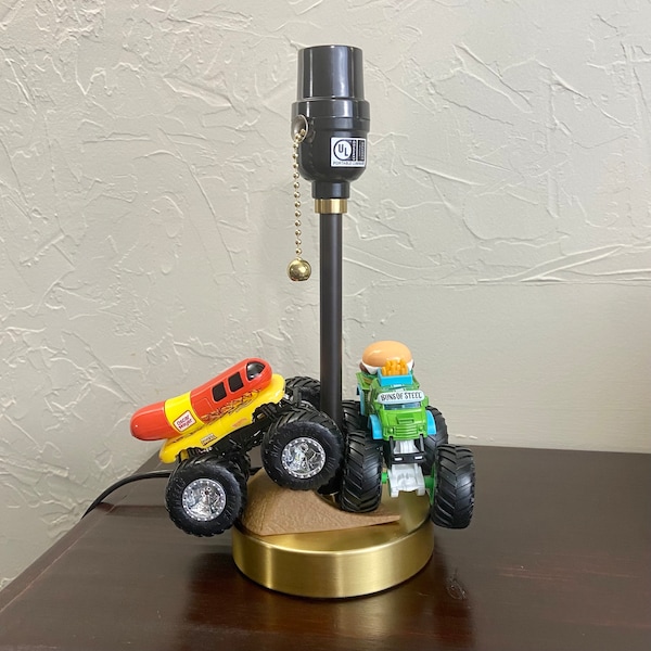 Monster Truck Table Lamp Etsy