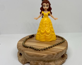 Princess Fan Pull, Light Chain Pull, Belle
