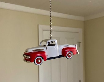 1951 Ford Truck, Light Chain Pull, Vintage, Classic Cars