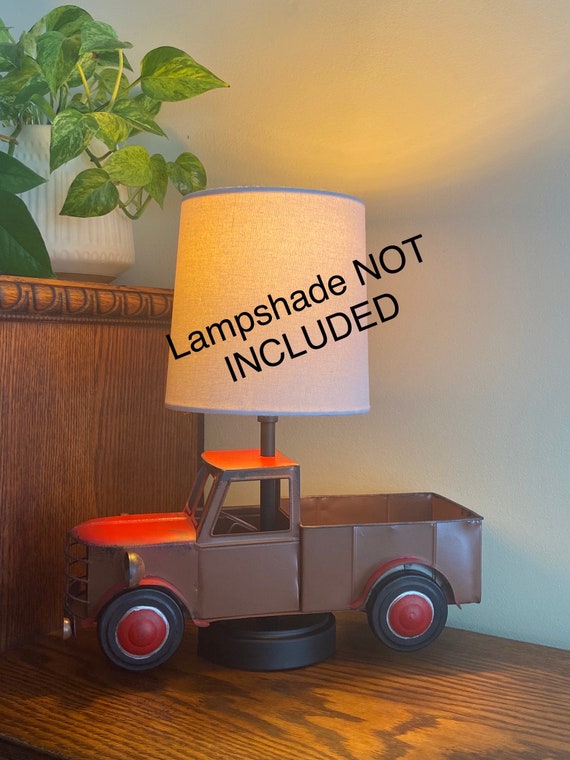Vintage Truck Lamp Red Trucks Table Lamp Etsy Australia