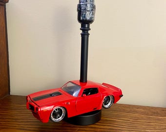 Pontiac Firebird Custom Lamp, Muscle Car Table Lamp, Novelty Lighting