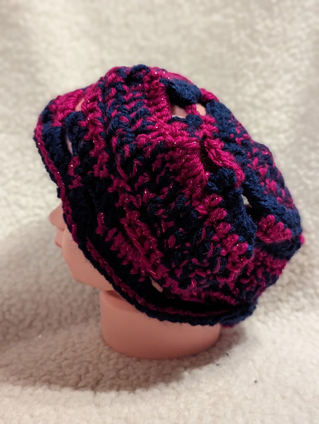 Blue and Pink Kids Hat Etsy