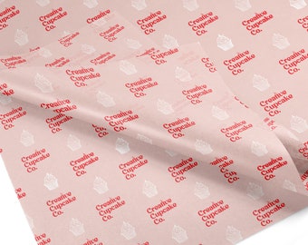 Custom Logo Pattern, Brand Pattern, Tissue Paper Design, Tissue Paper, Wrapping Paper, Packaging Pattern, Digital Pattern, No Printing