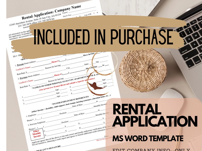 Spanish Rental Application, Screen or Verify Tenant, Property ...