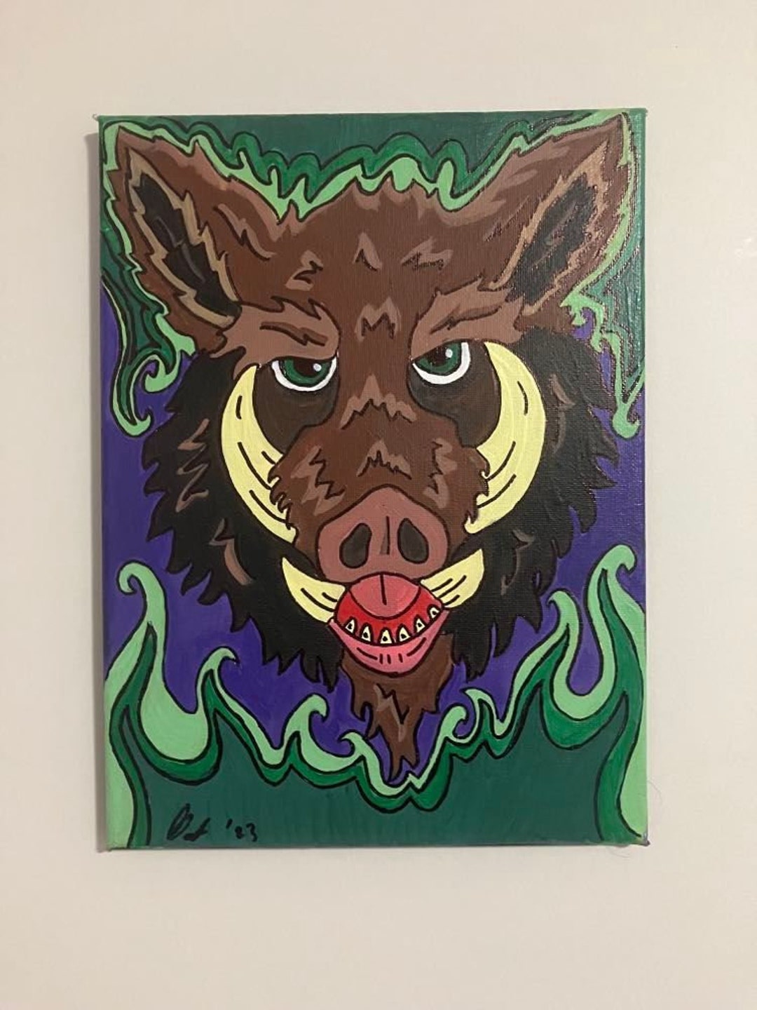 The Beast of Dean Moose-pig Obscure Cryptids Collection Original Unique  Artwork - Etsy