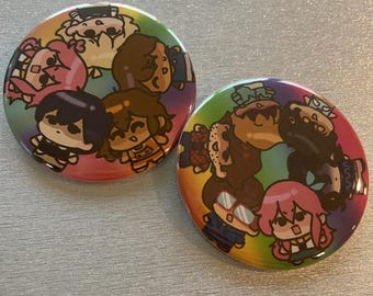 OMORI || Faraway Main 5 and Hooligans Buttons - Etsy