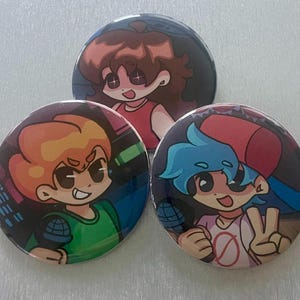 FNF || Friday Night Funkin&#39; 3 Button Set!!!|| BF, GF, and Pico!