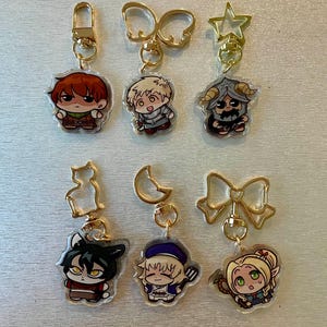 Delicious in Dungeon Keychains! || Laios Touden, Falin Touden, Senshi , Izutsumi, Chilchuk Tims, and Marcille Donato|| Dungeon Meshi