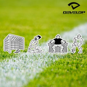 Soccer sticker pack - Bubble-free Soccer stickers