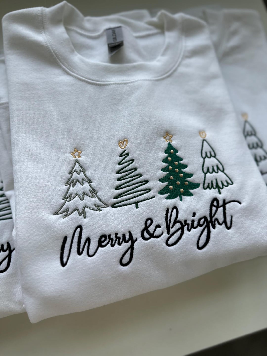 Christmas Tree Graphic Sweatshirt