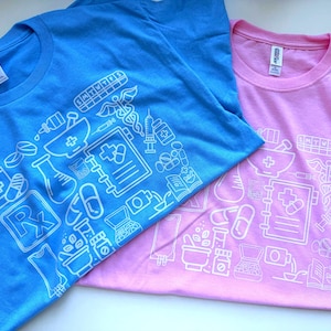 Camiseta del equipo de farmacia: Camiseta retro de regalo para farmacéuticos y estudiantes